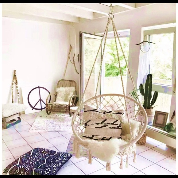 Hammock Chair Macrame Swing - Picture 1 of 8